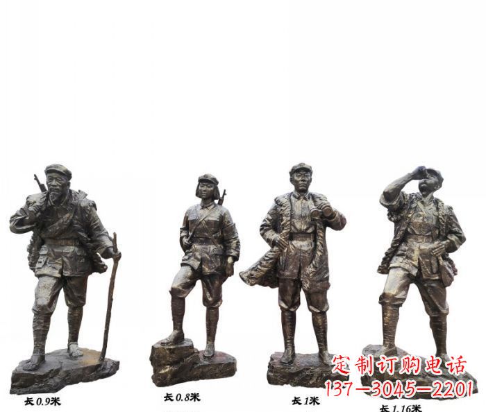 信阳专注制作抗战红军青铜雕塑