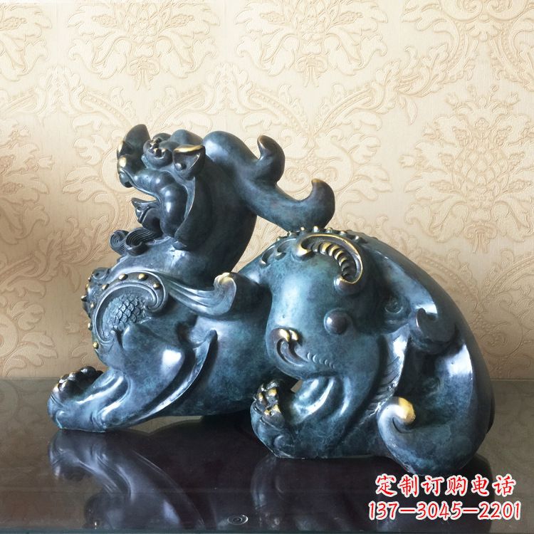 信阳中领雕塑貔貅雕塑——象征着福祉和吉祥