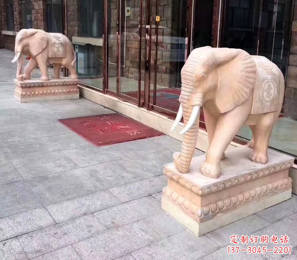 信阳中领雕塑--精美大象雕塑