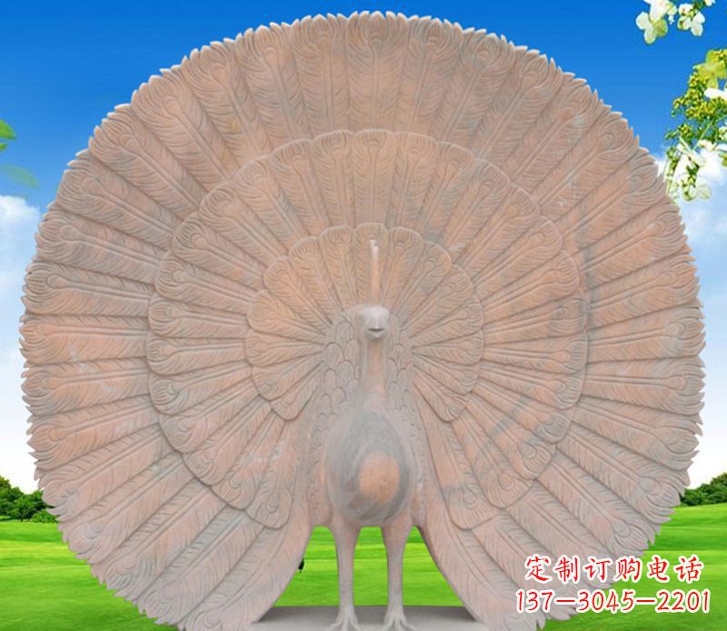 信阳专业手工孔雀雕塑提升空间艺术氛围