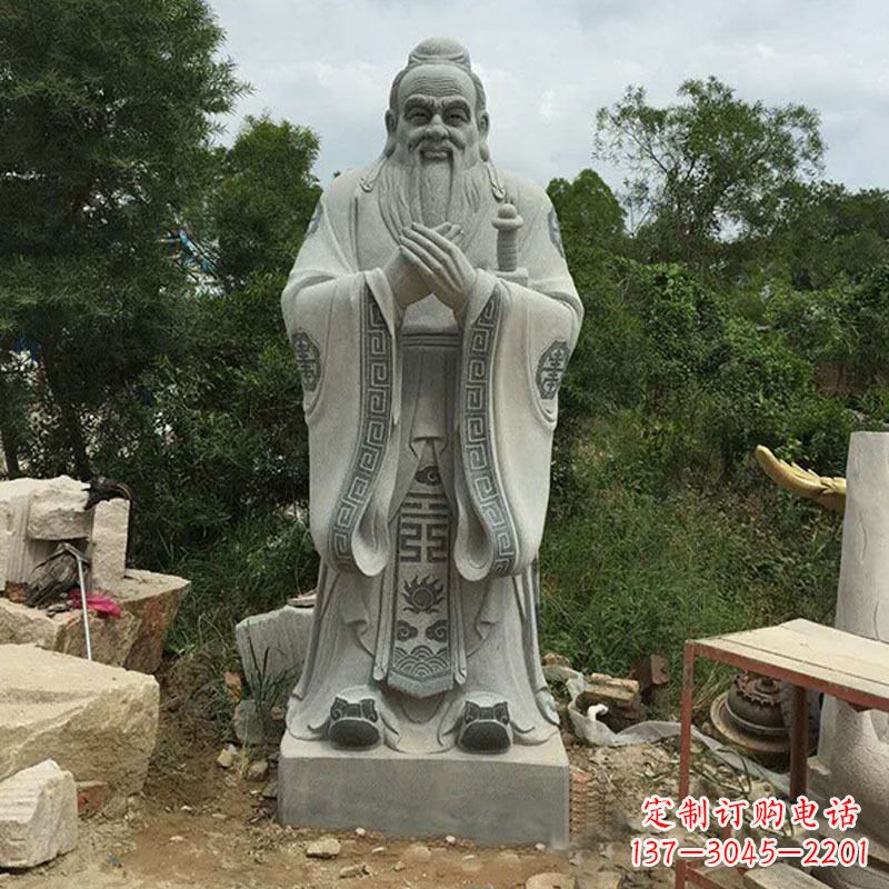 信阳传承文化,传播知识!孔子雕塑——赋予新的生命!