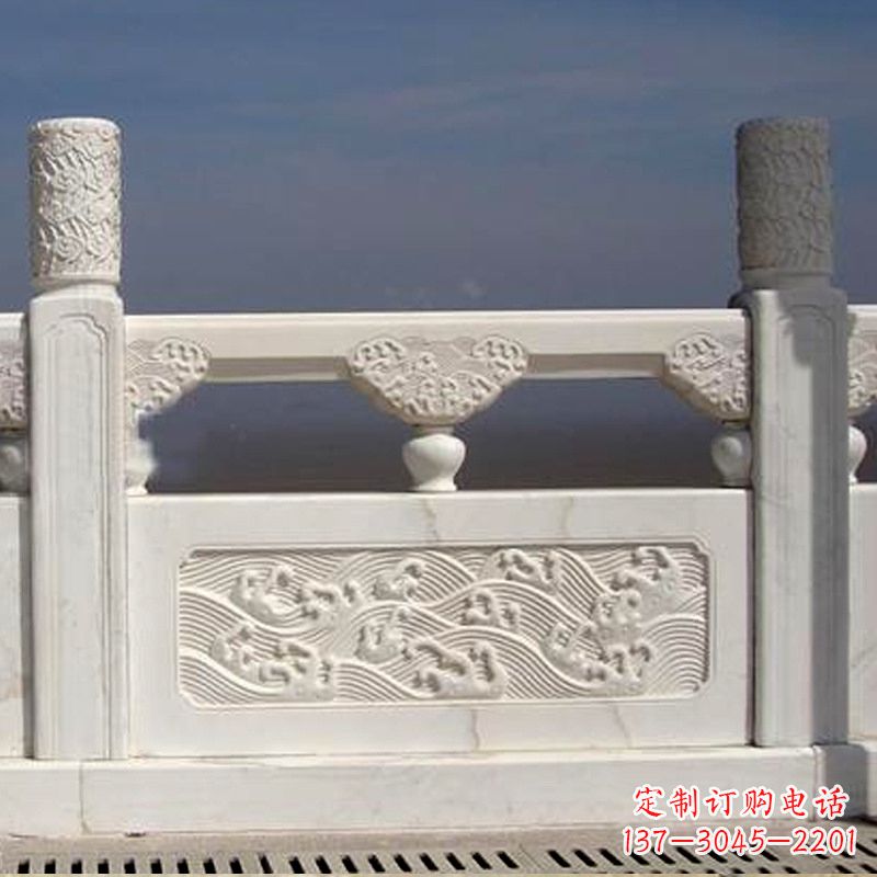 信阳浪花仿古石栏板雕刻