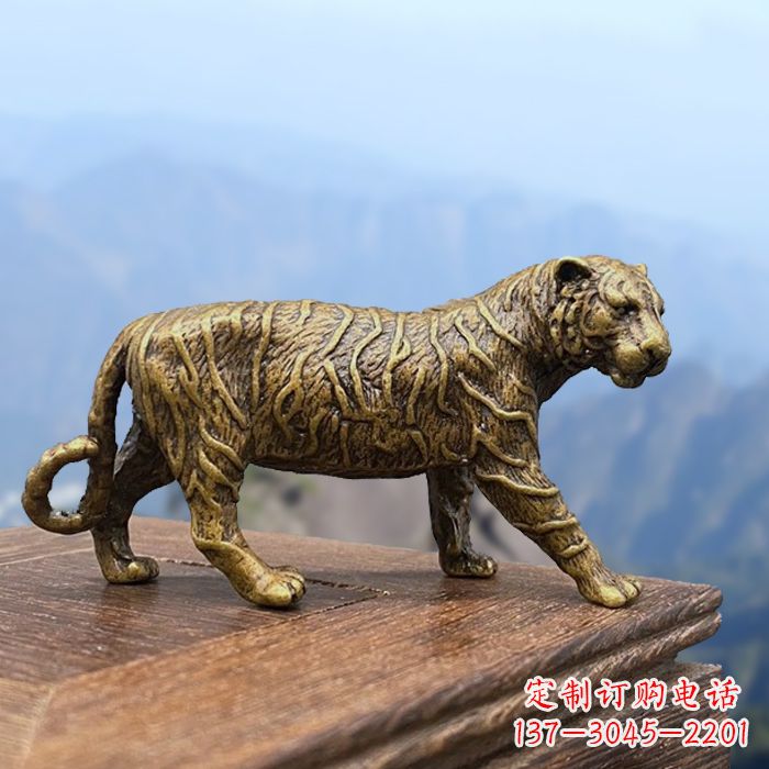 信阳中领雕塑推出的复古铜老虎雕塑,为您带来古…