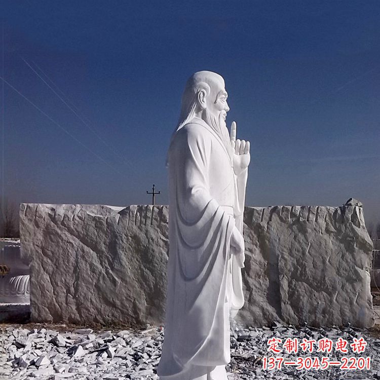 信阳精美老子雕塑,充满哲学精髓