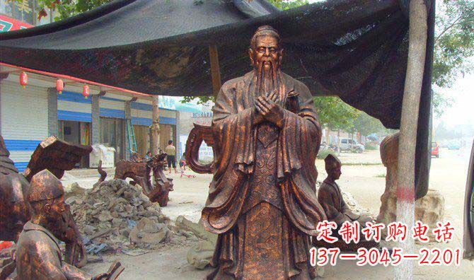 信阳庆祝古代大师老子诞辰,尊贵的老子雕塑定制