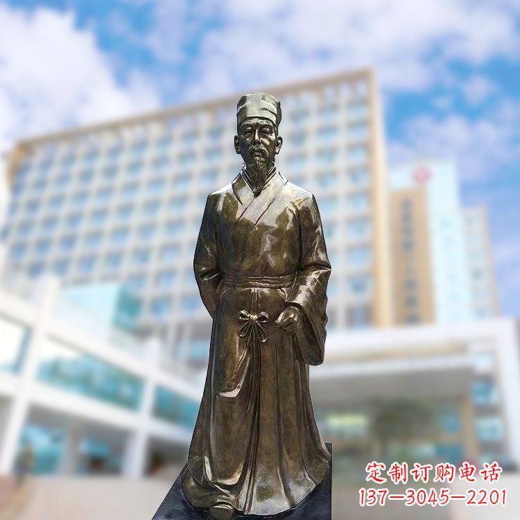 信阳李时珍仿铜雕塑-李时珍雕像