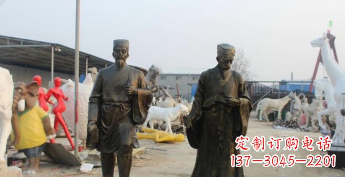 信阳复兴古艺,海归精品—李时珍铜雕