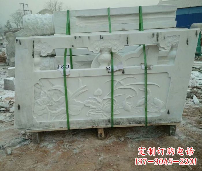 信阳高端汉白玉栏板雕塑,精致装点你的空间