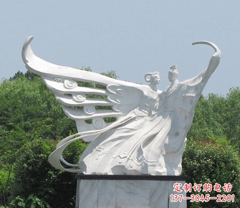 信阳中领雕塑定制经典梁山伯与祝英台雕塑