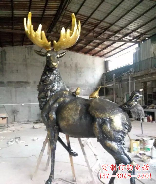 信阳精美羚羊铜雕，打造您独一无二的家居装饰