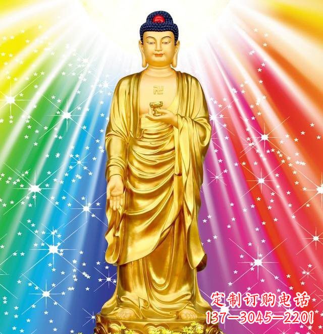 信阳中领雕塑推出的鎏金如来神佛铜雕,专为仪式…
