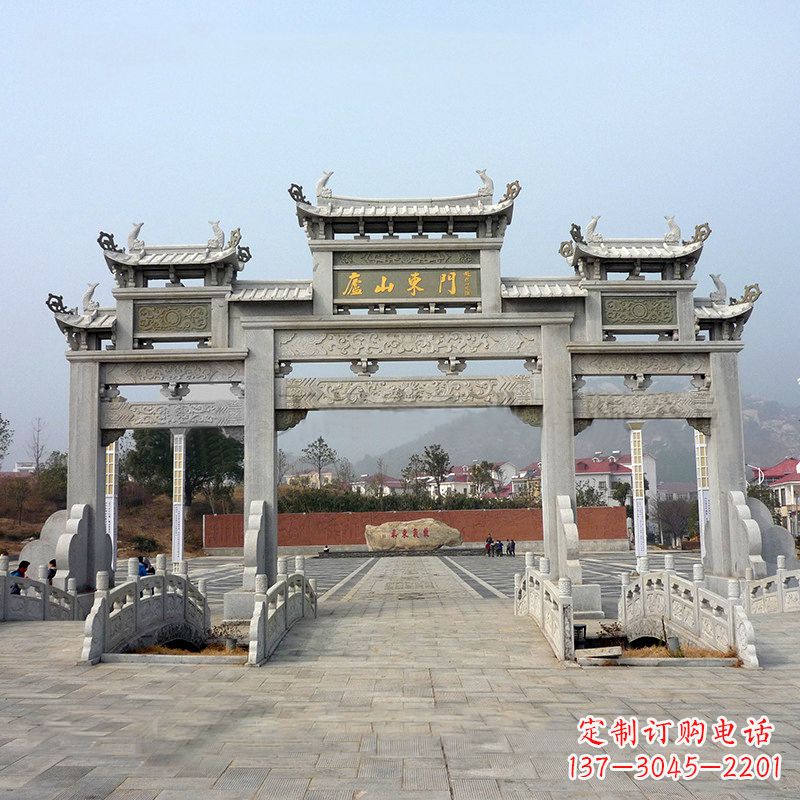 信阳庐山大门石牌坊雕塑特色产品介绍