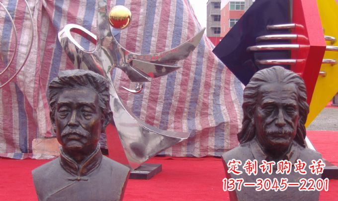 信阳高雅华贵爱因斯坦铜雕
