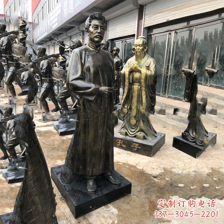 信阳打造经典鲁迅雕塑,传承文化精神