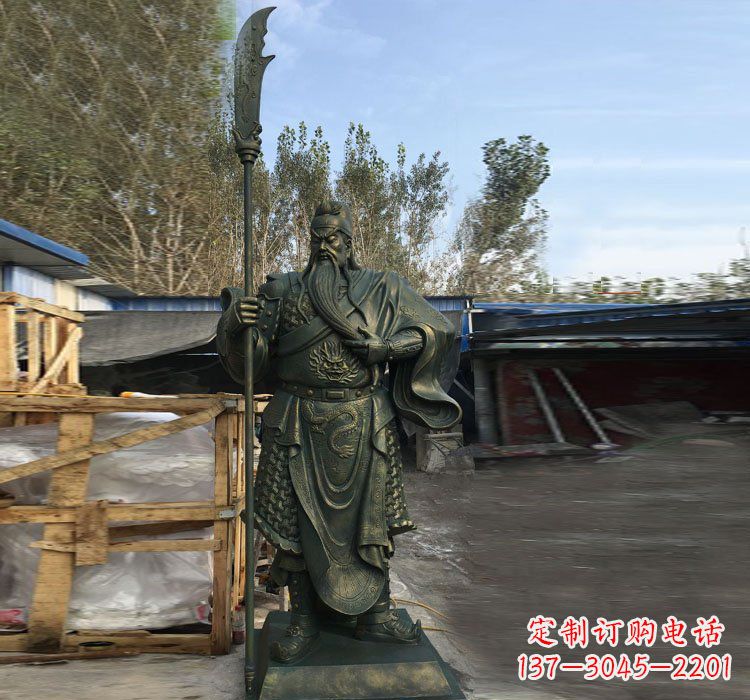 信阳中领雕塑公司推出的关公铜雕,将给您的家和…