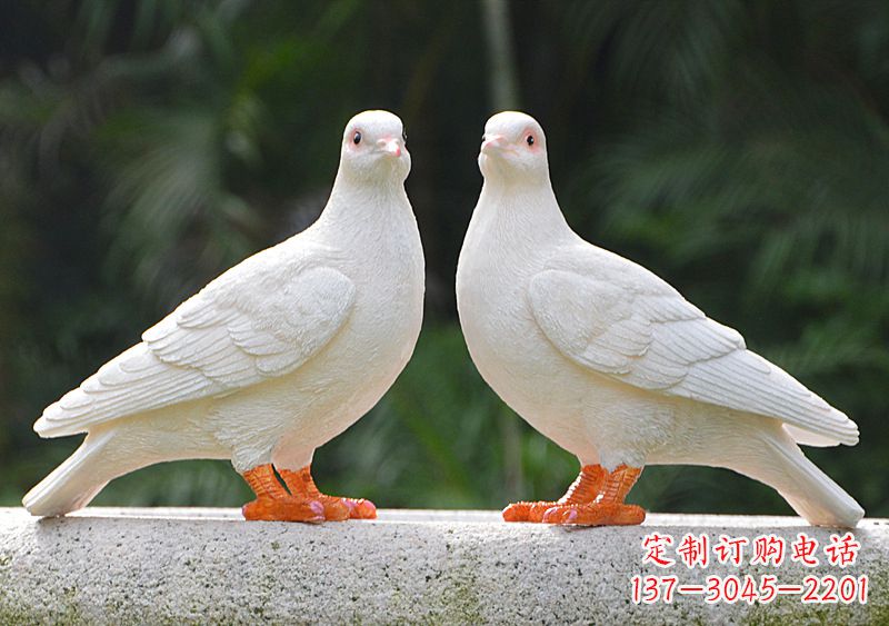 信阳华丽和平鸽雕塑,缔造美好新世界