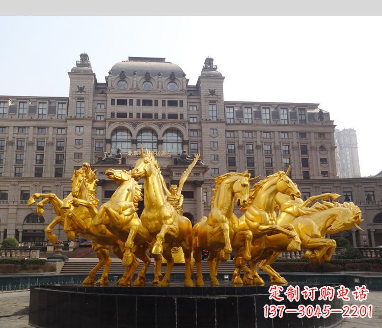 信阳马动物铜雕,令您流连忘返