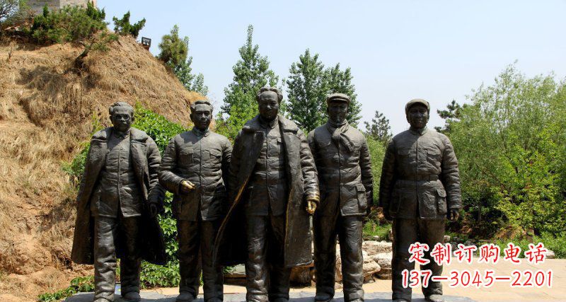 信阳传承历史,永记心间——中领雕塑毛主席人物铜雕