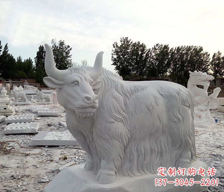 信阳牦牛石雕为您的空间定制独一无二的装饰