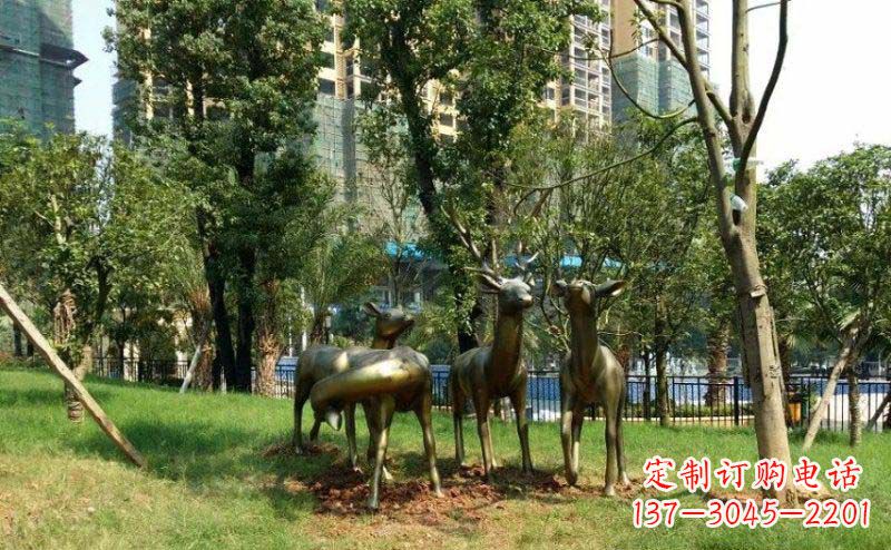 信阳青铜雕刻的梅花鹿,给您的生活带来另一种美感