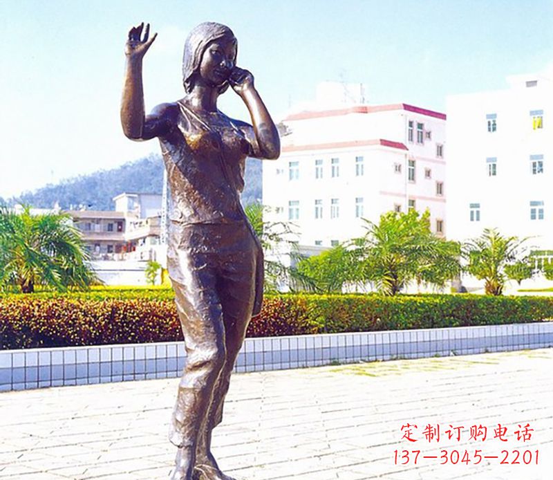 信阳美女雕塑——一种经典的室外观赏雕塑
