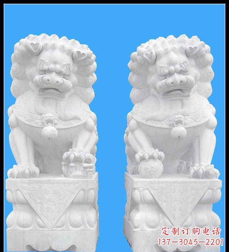 信阳狮子雕塑,魅力体现宏伟大气
