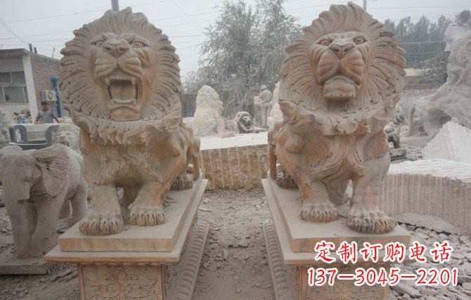 信阳中领雕塑狮子雕塑给您带来动人心弦