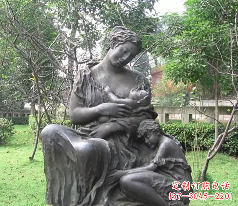 信阳铸造母爱——母亲铜雕塑