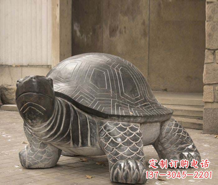 信阳精美乌龟石雕把您的母子激情表达出来