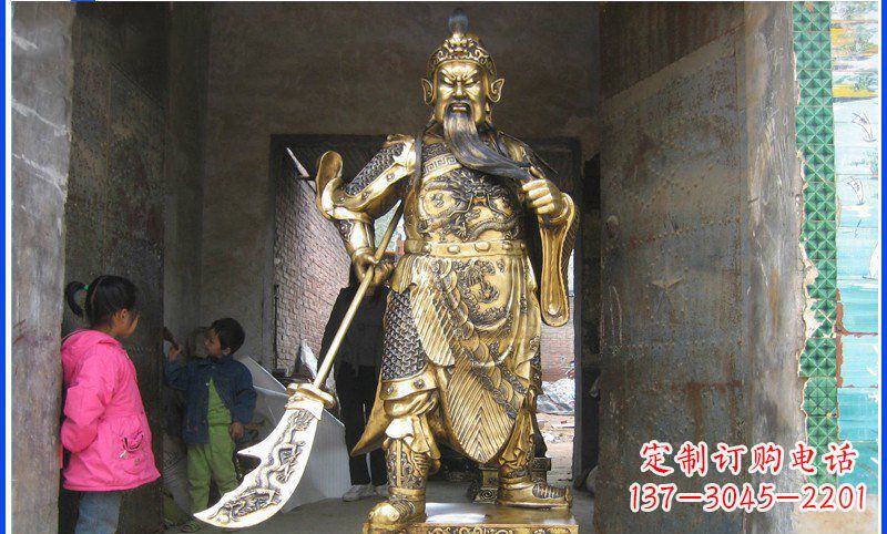 信阳铸魂关公雕塑,让古老传说继续传承