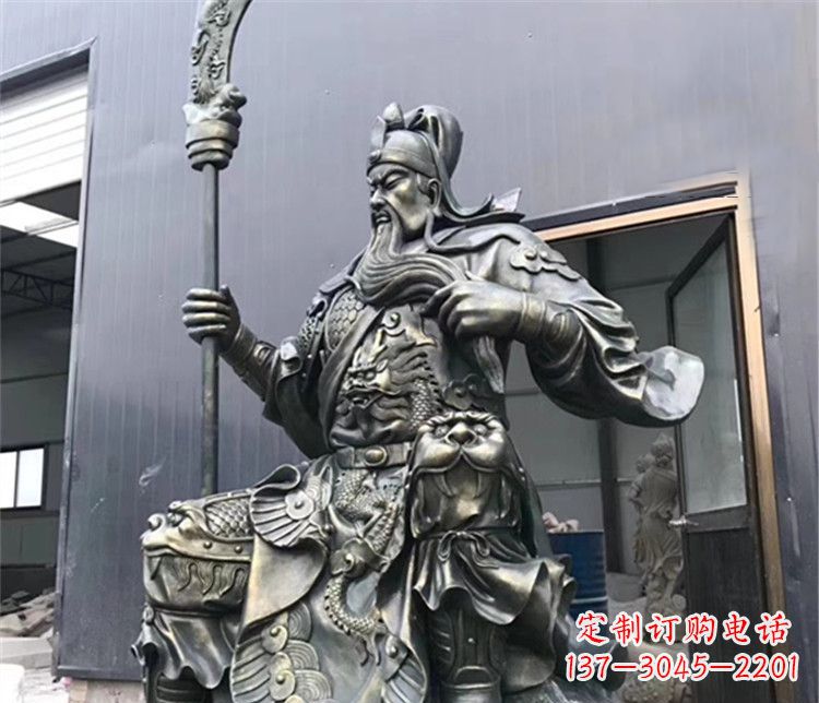 信阳高雅典雅的关公铜雕