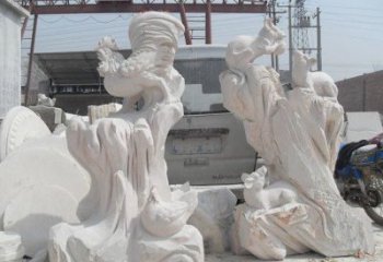 信阳中领雕塑，打造古典唯美的汉白玉公鸡雕塑