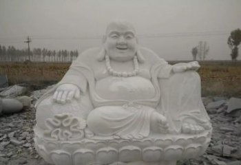 信阳质感非凡的汉白玉弥勒佛雕塑