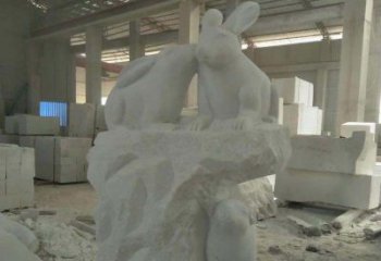 信阳精美的中国古典生肖兔雕塑