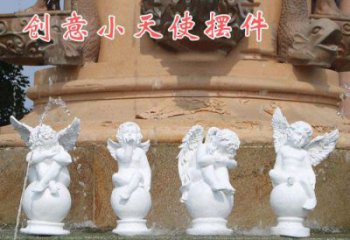 信阳中领雕塑：汉白玉小天使雕塑