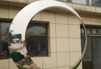 信阳完美的不锈钢圆环雕塑