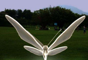 信阳花园不锈钢装饰蝴蝶雕塑