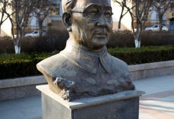 信阳精美雕刻，华罗庚校园名人雕塑