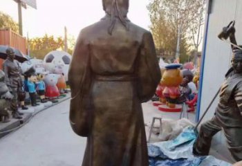 信阳精美雕塑永流传——华佗名医铜雕（定制）