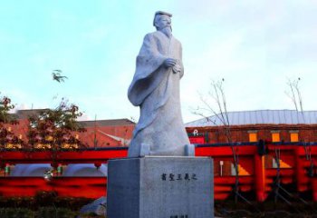 信阳传承文化艺术之美：王羲之石雕