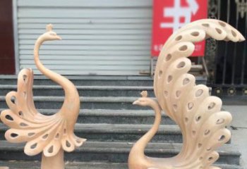 信阳中领雕塑专业提供独特精致的孔雀石雕塑，以…