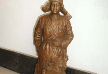 信阳纪念雷锋的精美铜雕