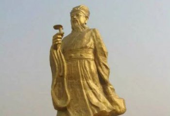 信阳精美绝伦的李时珍铜雕