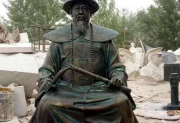 信阳林则徐青铜人物雕塑，精雕细琢引领时尚
