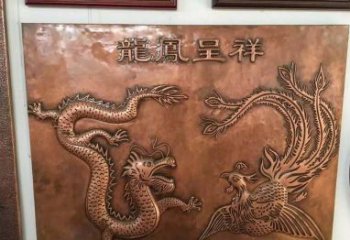 信阳中领雕塑|传统铜雕龙凤精美雕塑