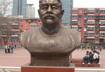 信阳中领雕塑为您打造高端优质的鲁迅胸像铜雕