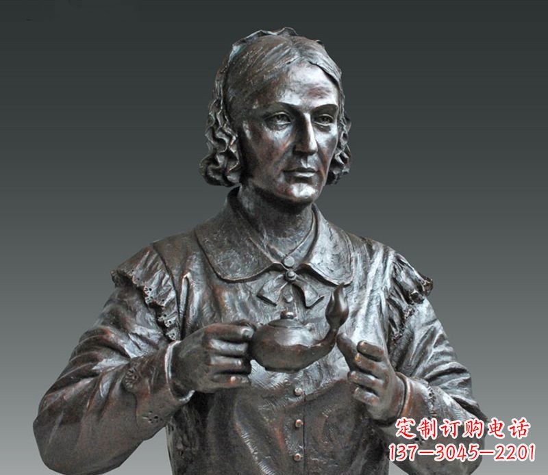 信阳南丁格尔铜雕,尊贵雕塑定制