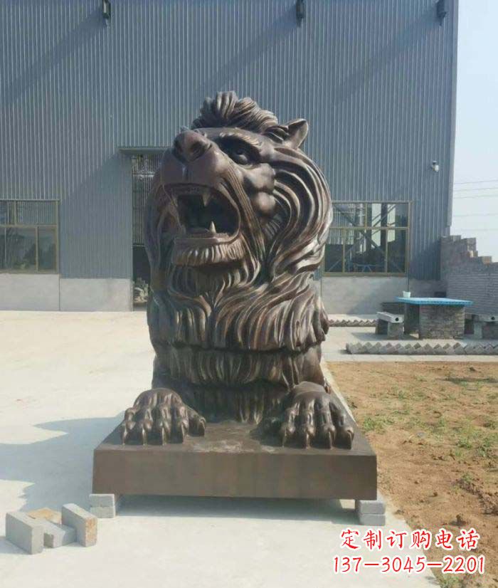 信阳精美的欧式狮子铜雕