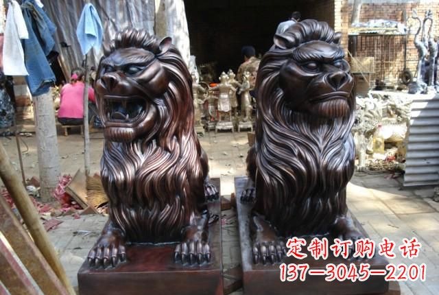 信阳狮子雕塑,品质杰出,让您感受到王者范儿