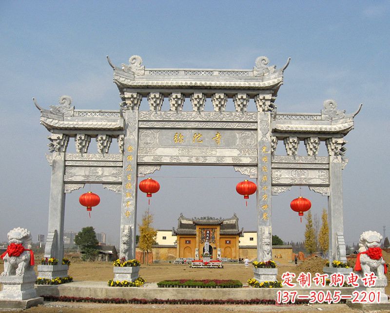 信阳特色石雕牌坊，用心雕就是一种艺术